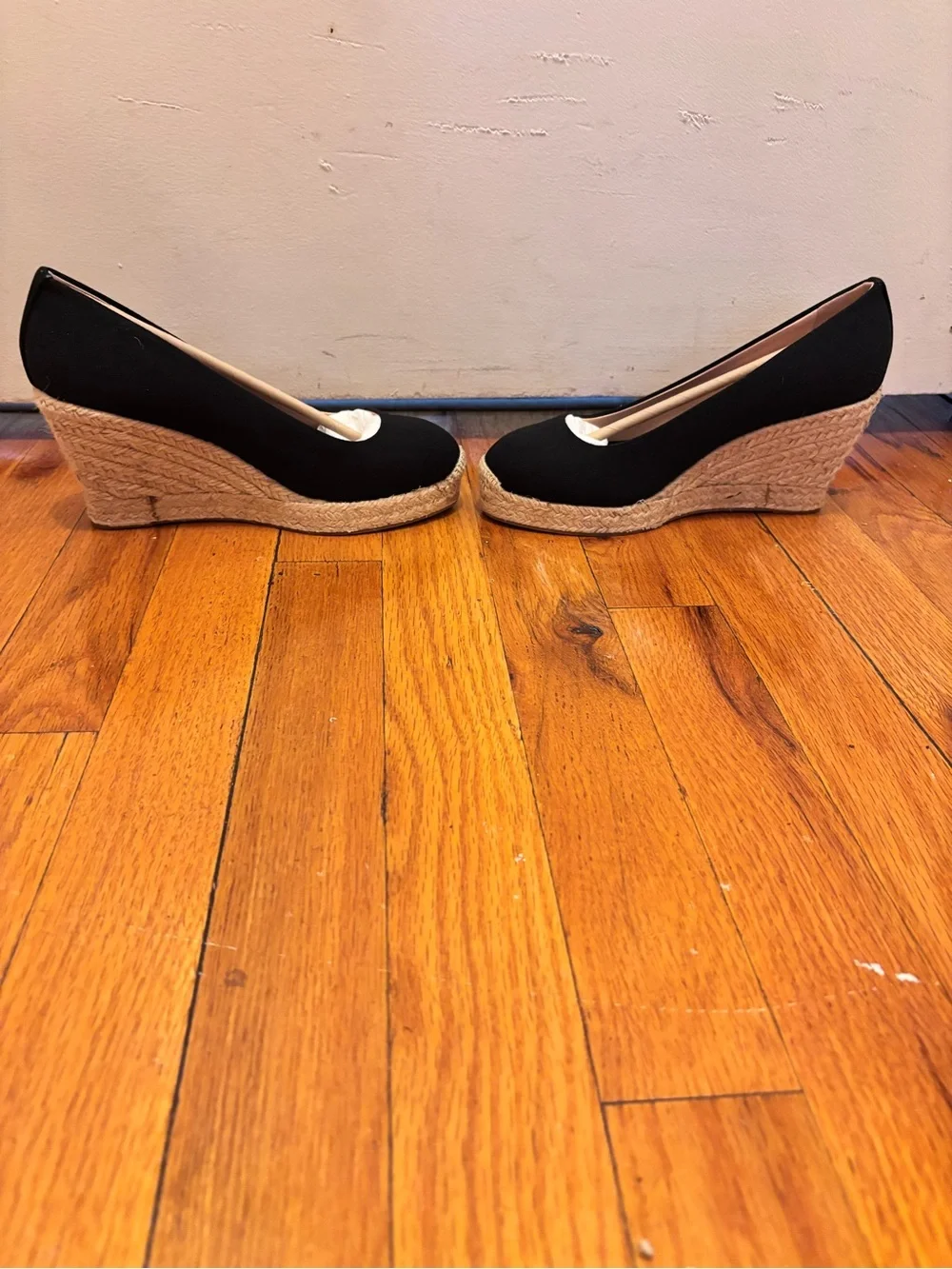 J. Crew Natural Raffia Espadrille Wedges